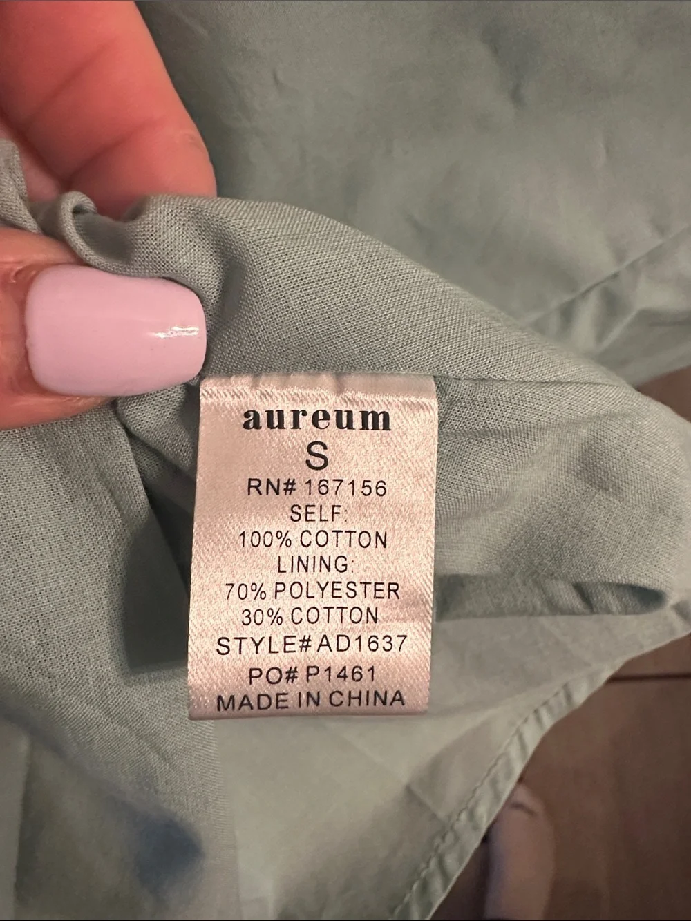 Aureum Robin Smocked Flutter Sleeve Midi Dress in Sage Small NWT - Picture 12 of 16